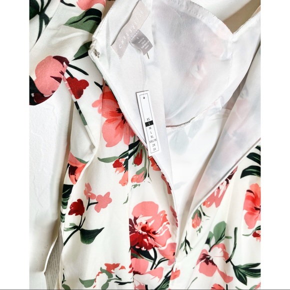 CHELSEA28 Floral Print Dolce Sweetheart Midi Dress - Picture 7 of 10